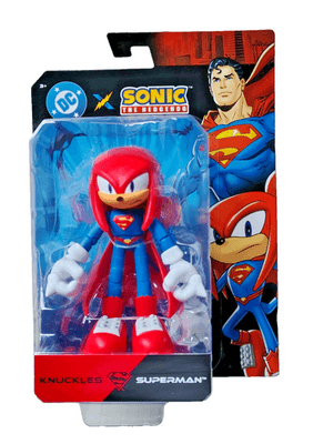 Jakks Pacific DC X Sonic The Hedgehog Knuckles And Superman