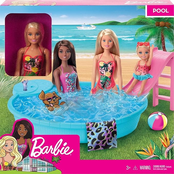 Barbie - Set de Juego Piscina Glam