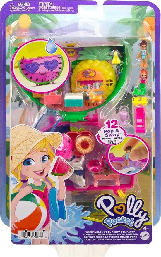 Polly Pocket - Compacto de Sandía Fiesta de Alberca