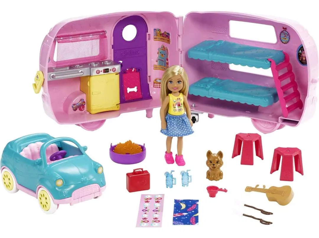 Barbie - Camper de Chelsea con Auto