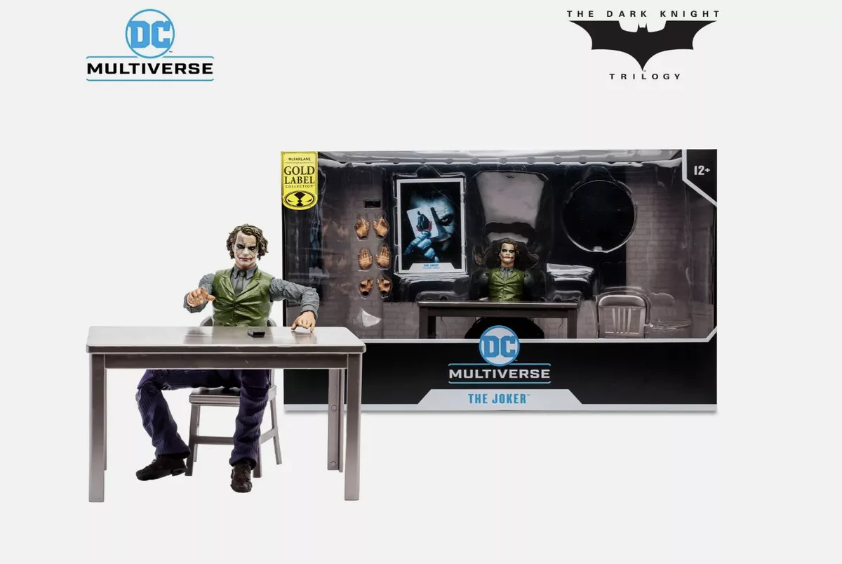 Dc Multiverse Set The Joker Interrogation Room Gold Label
