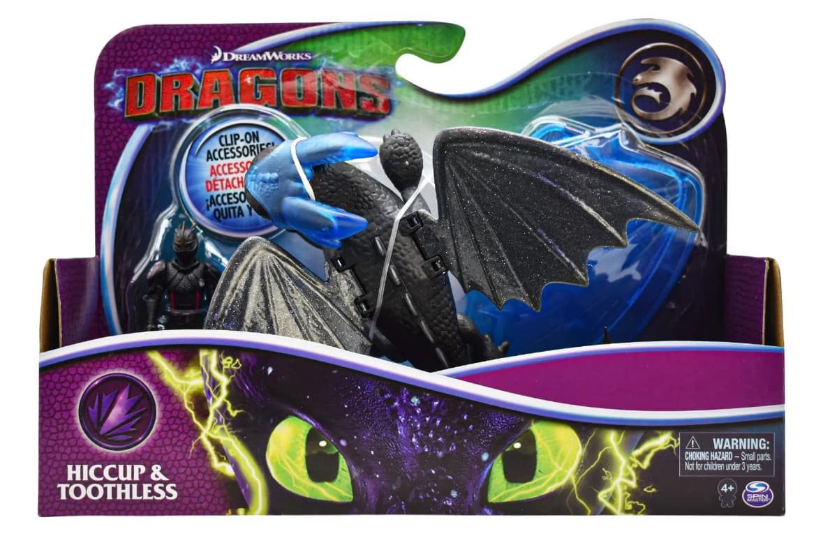 Spin Master - Cómo Entrenar a tu Dragón Hipo y Chimuelo 21cm con Accesorio