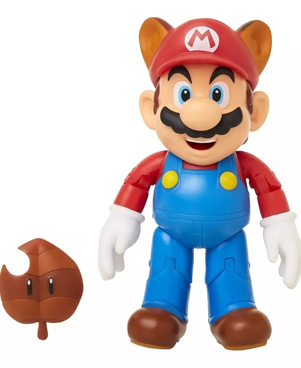Super Mario Bros - Mapache Con Super Hoja 10cm
