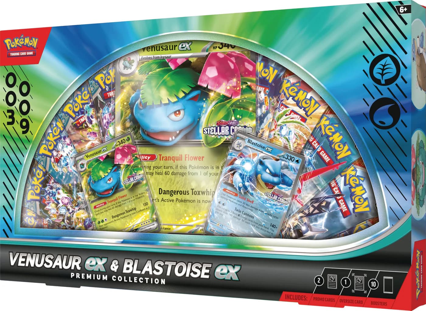Venusaur & Blastoise ex Premium Collection (inglés)