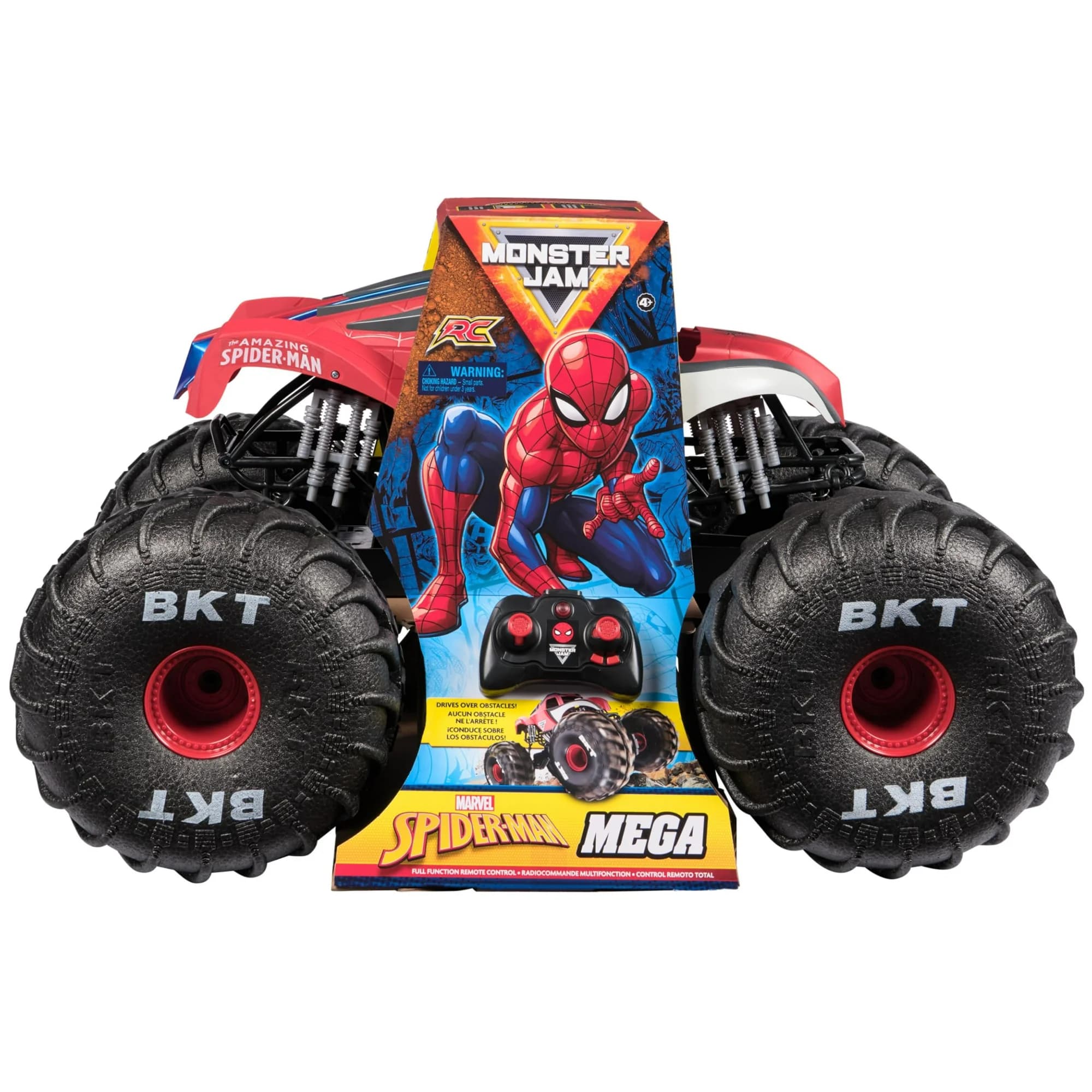 Monster Jam - Marvel Mega Spider-Man RC (61cm, escala 1:6)