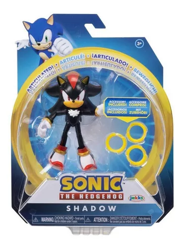 Sonic - Shadow Con Anillos 4 pulgadas