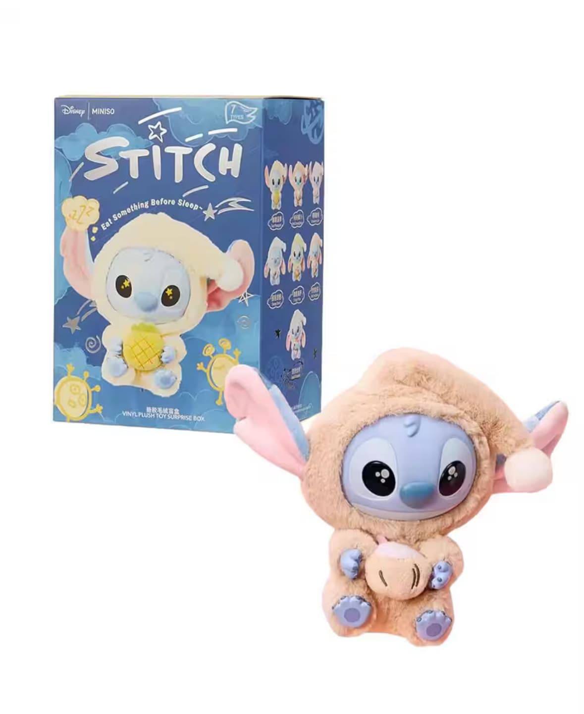 Miniso - Stitch Eat Something Before Sleep Caja Ciega