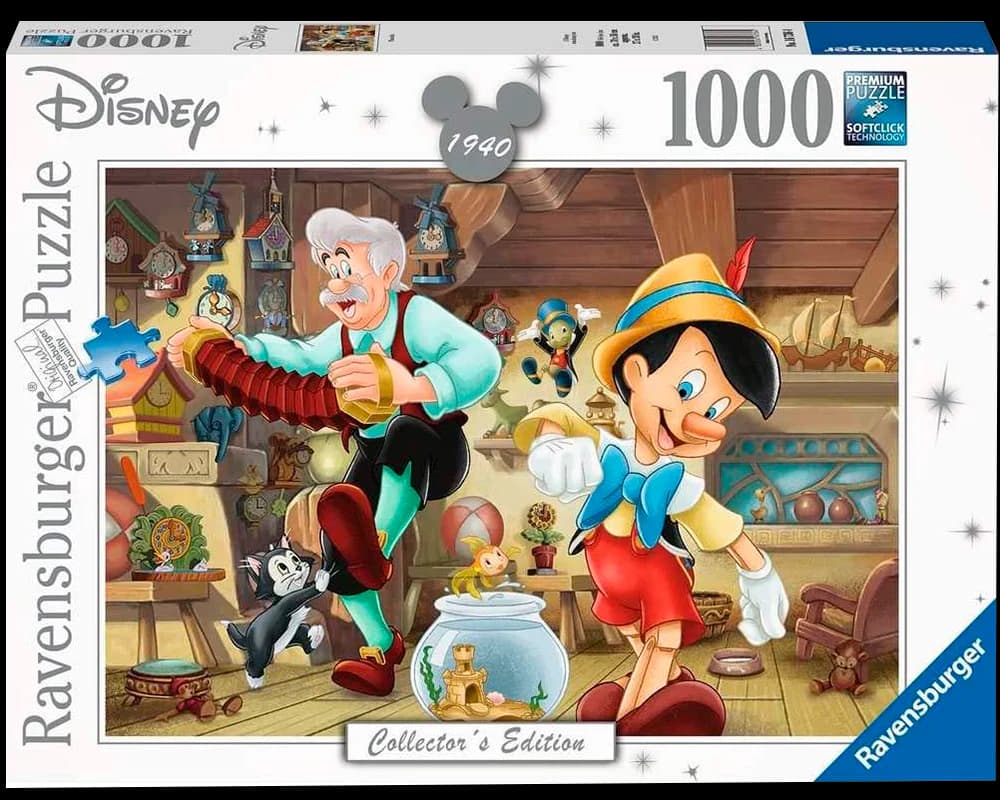 Ravensburger - Pinocho: Rompecabezas 1000 Piezas Disney