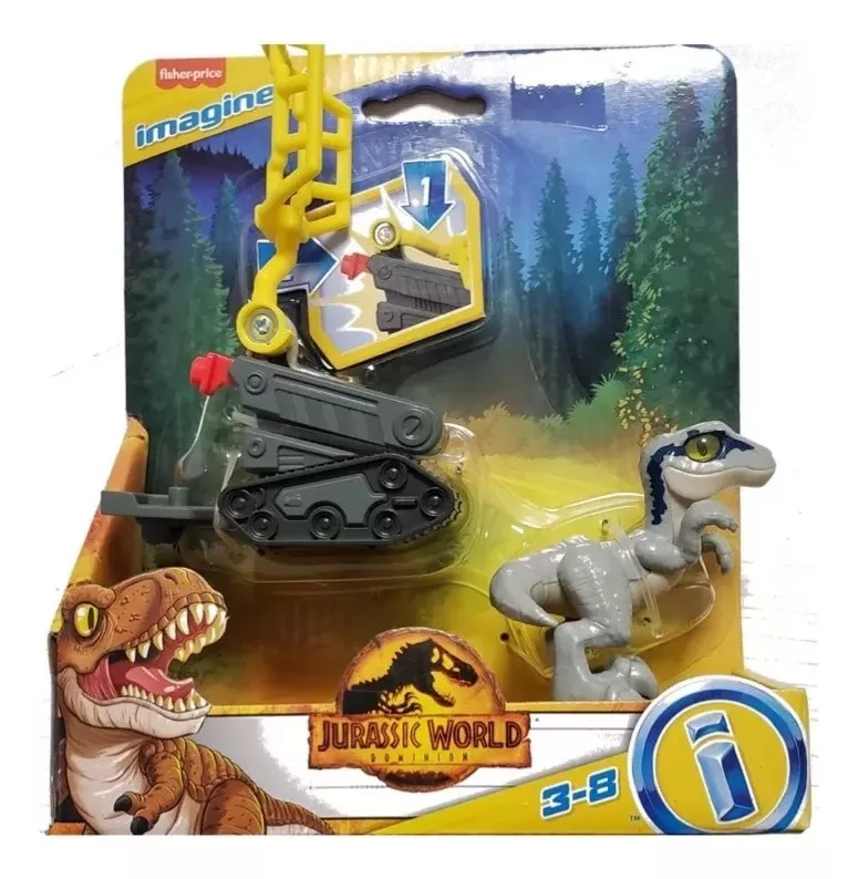 Jurassic World - Imaginext BEBÉ BETA CON TRAMPA