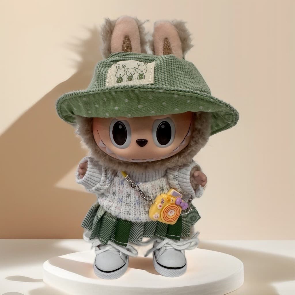 Labubu - Ropa Conjunto Verde 5 piezas