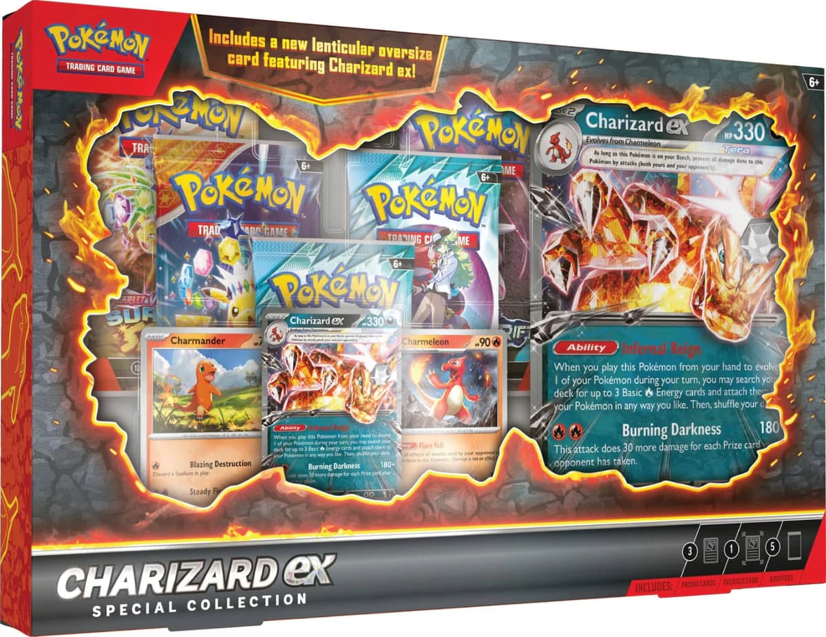 Pokemon TCG - Charizard ex Special Collection Case Inglés