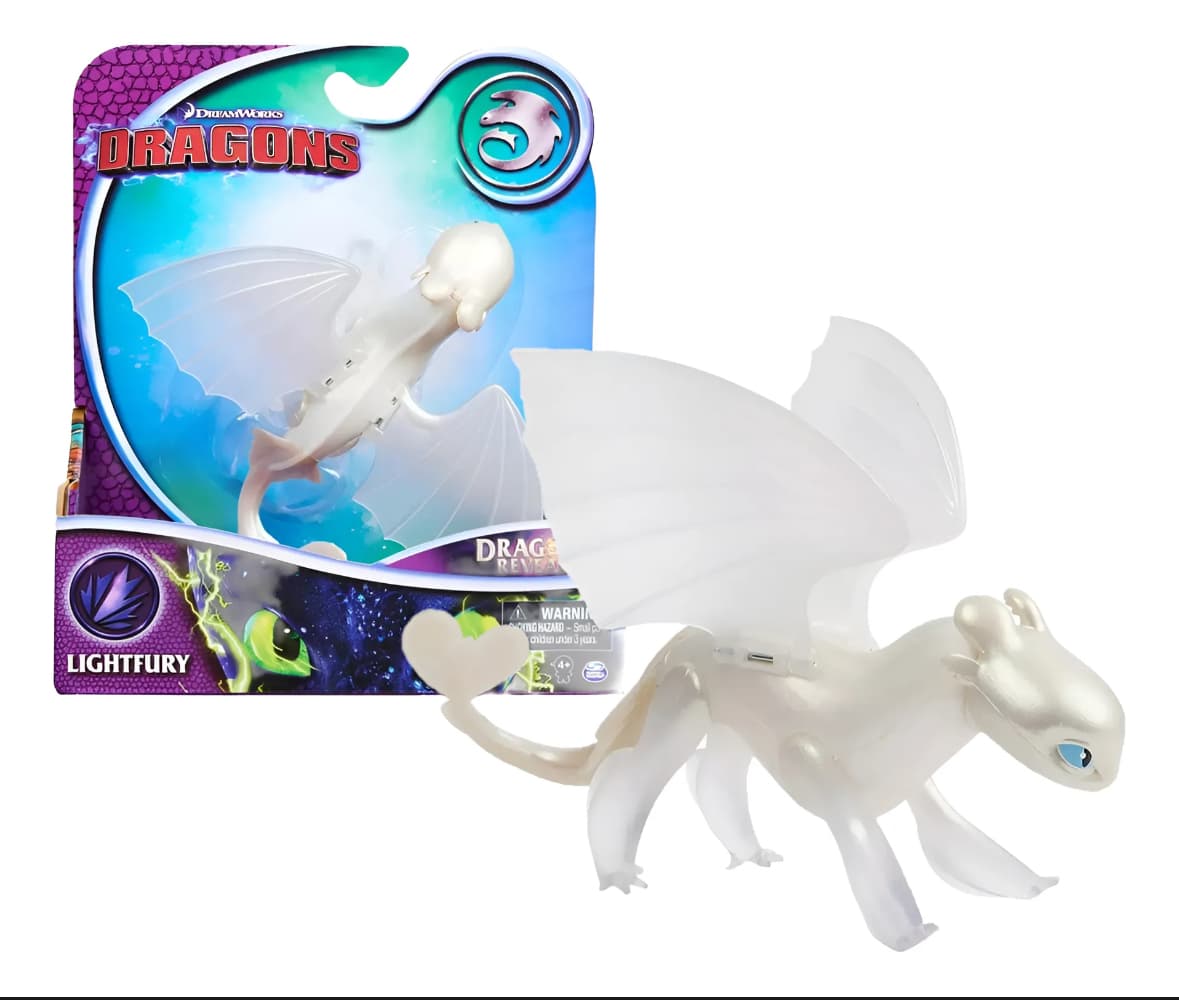 Spin Master - Cómo Entrenar a tu Dragón Furia Luminosa 21cm