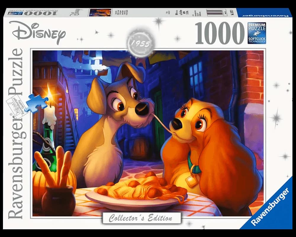 Ravensburger - La Dama Y El Vagabundo: Rompecabezas 1000 Piezas Disney