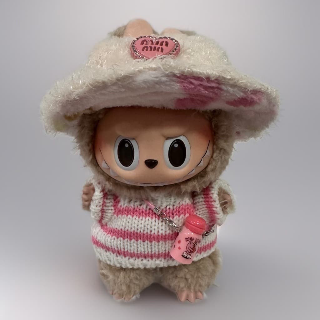 Labubu - Ropa Conjunto Miu MiuRosa 3 piezas