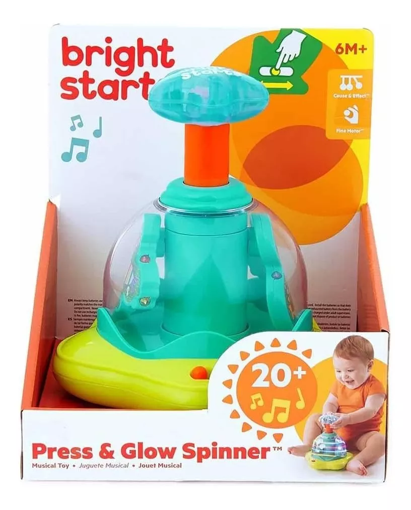 Bright Starts - Press & Glow Spinner