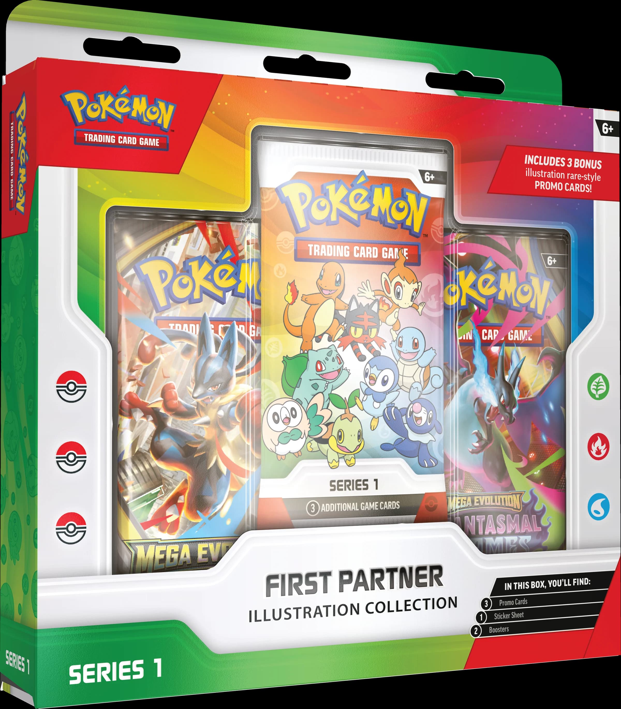 Pokémon TCG First Partners Illustration Collection - Series 1 - 30th Anniversary